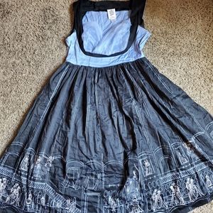 Blue and Black Disney Dress Shop Dress